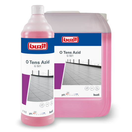 Buzil O Tens Azid G 501 Tensidfreier Reiniger für Feinsteinzeugfliesen, sauer