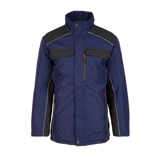 Armadillo Allium Ripstop Parka Winter Jacke Navy Blau-Schwarz Gr. S-3XL