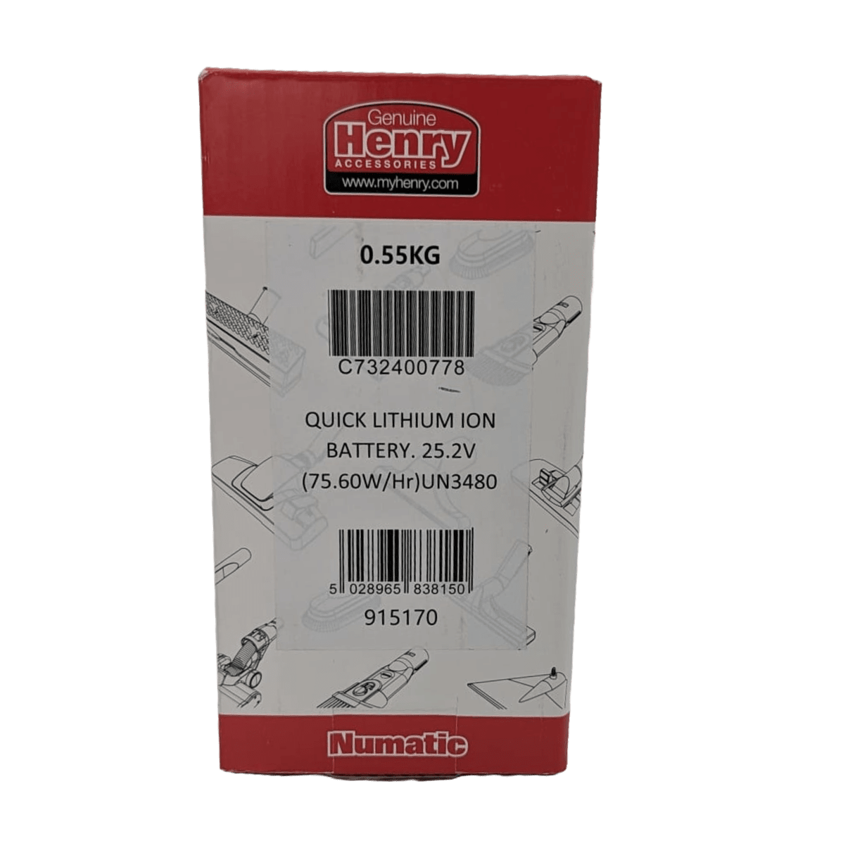 Numatic Quick Akku 25.2V 3000mAh Model Nr. 915170
