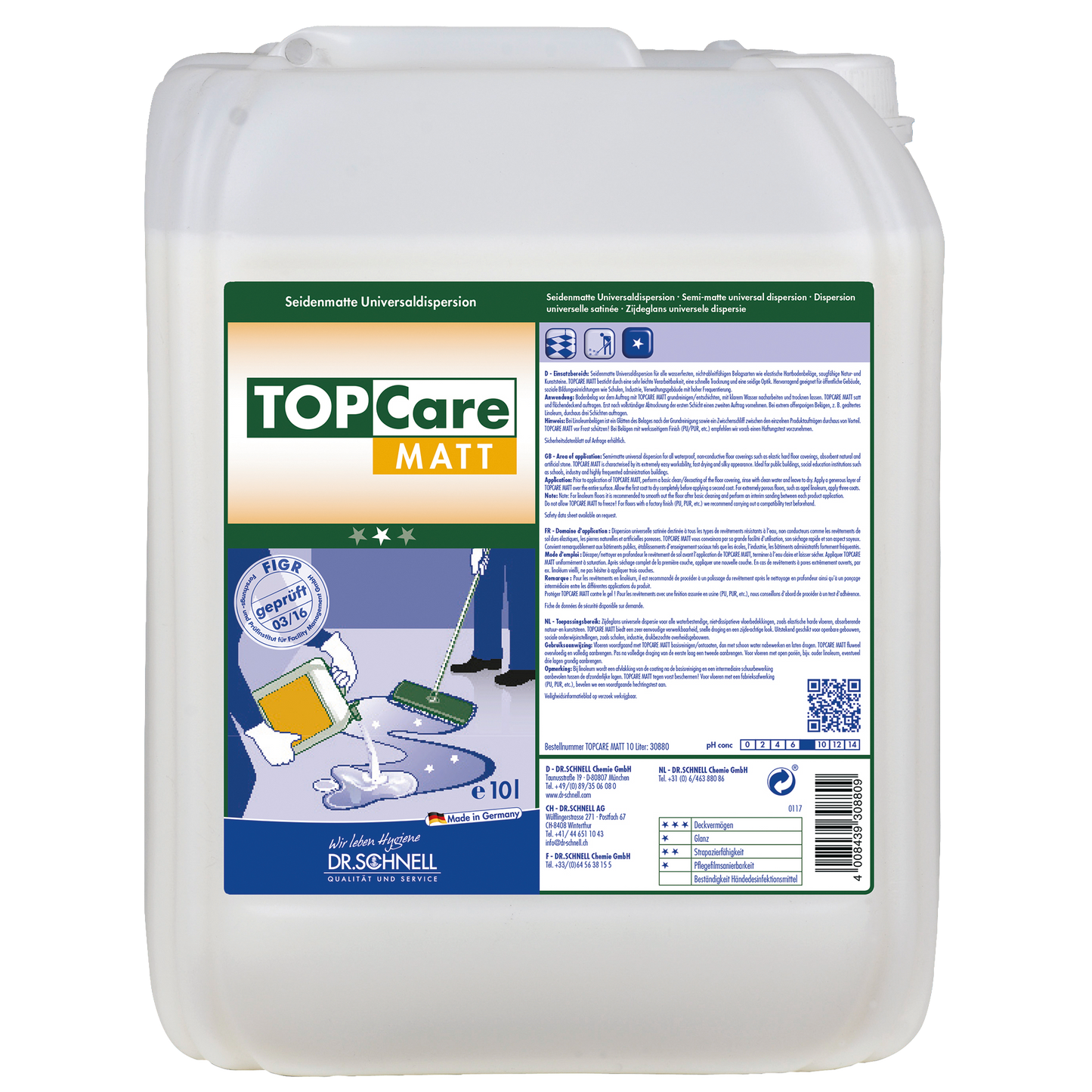 Top Care Matt 10L Dr. Schnell Seidenmatte Universaldispersion