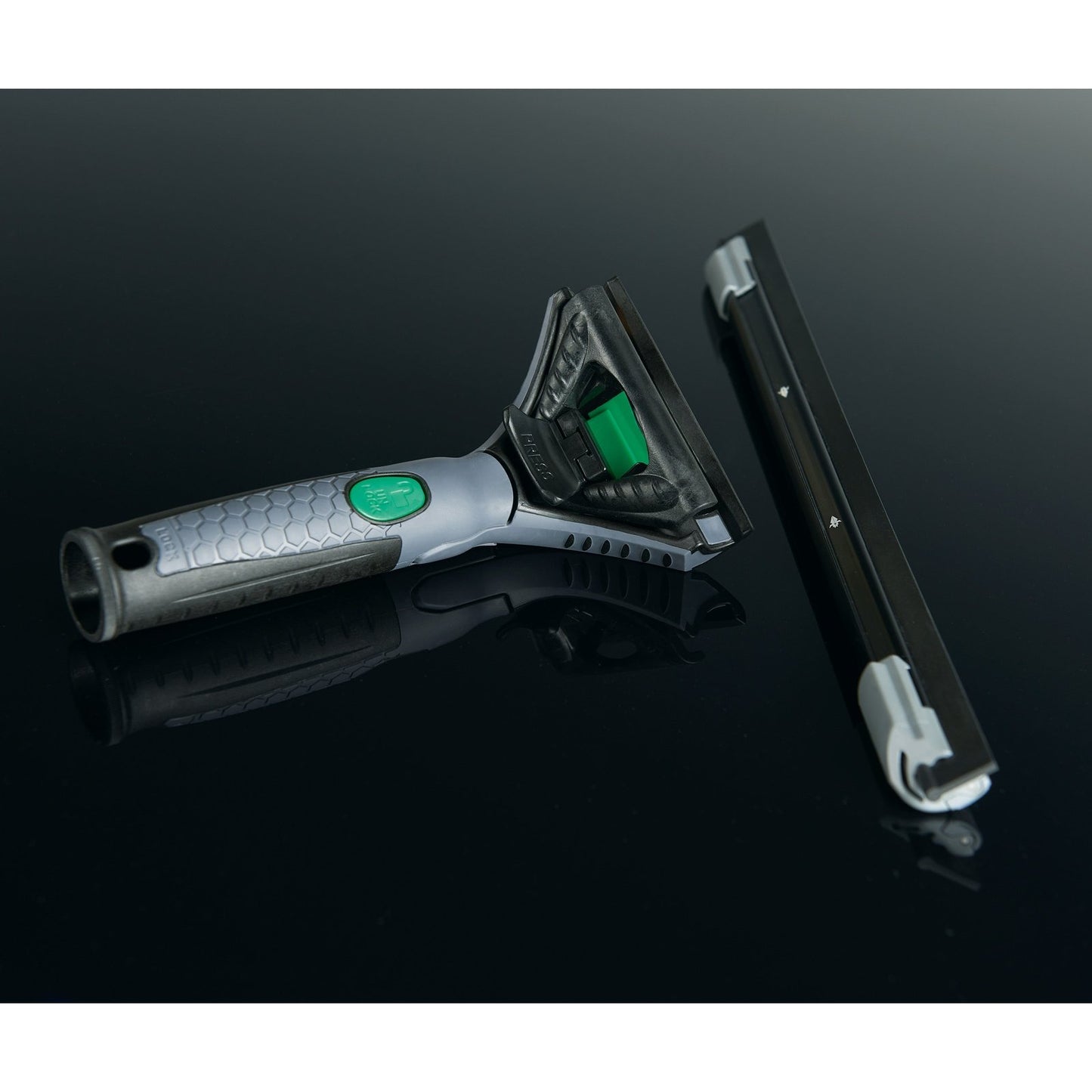 UNGER Ergo Tec NINJA AKN12 Premium Glasreinigung Set Kit 4 in 1
