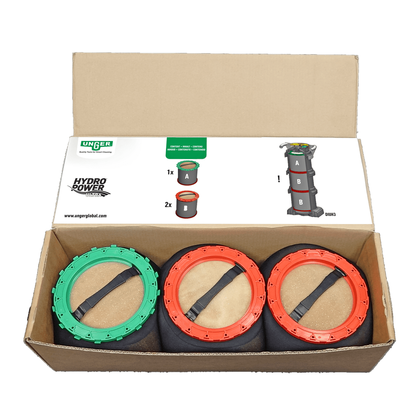 UNGER HydroPower Ultra Harz Packs LC DIUB3