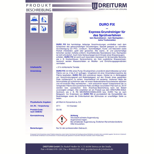 Dreiturm Duro fix 10L