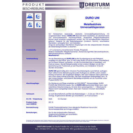 Dreiturm Duro Uni 10L