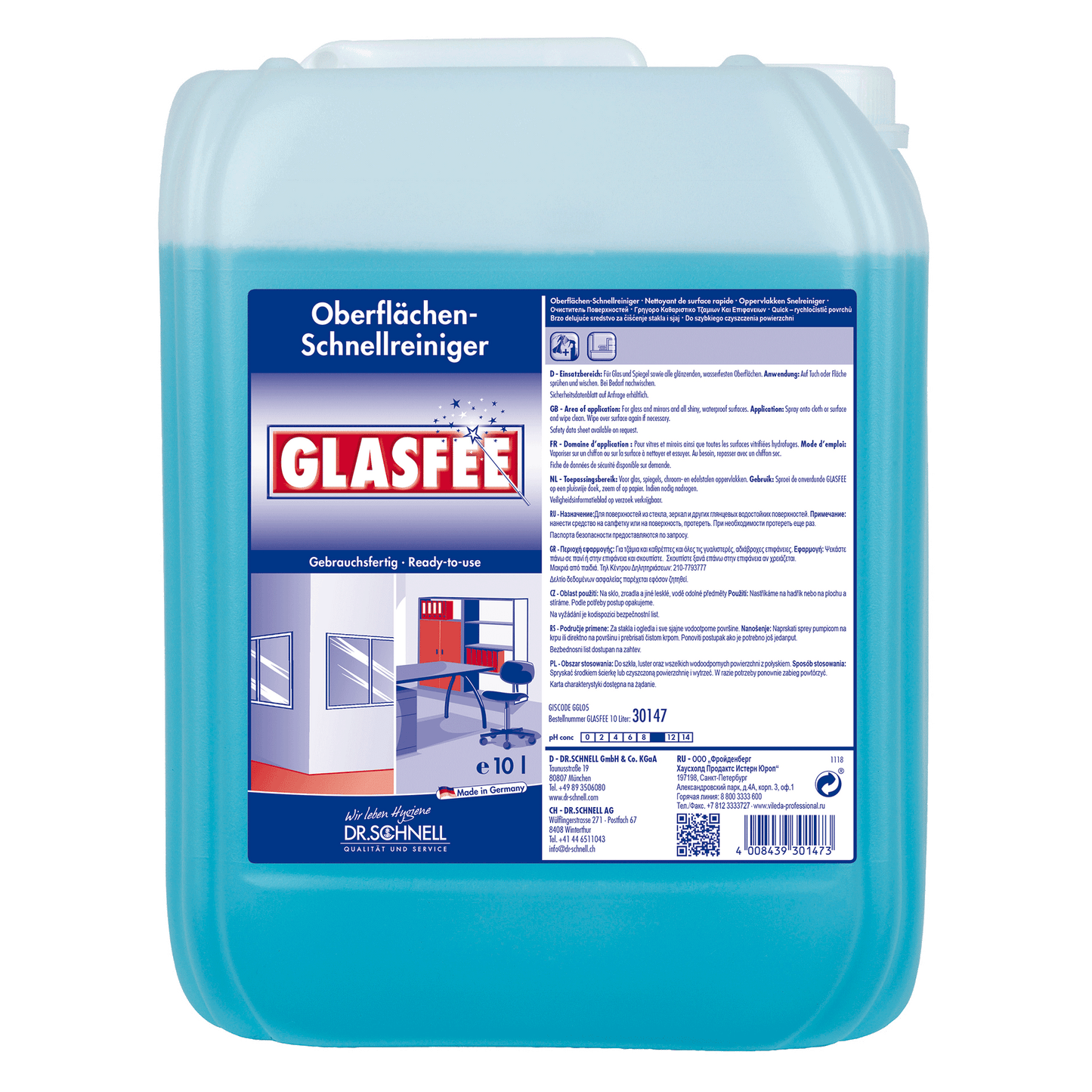 Glasreiniger Glasfee 500ml / 1L / 10L Dr. Schnell