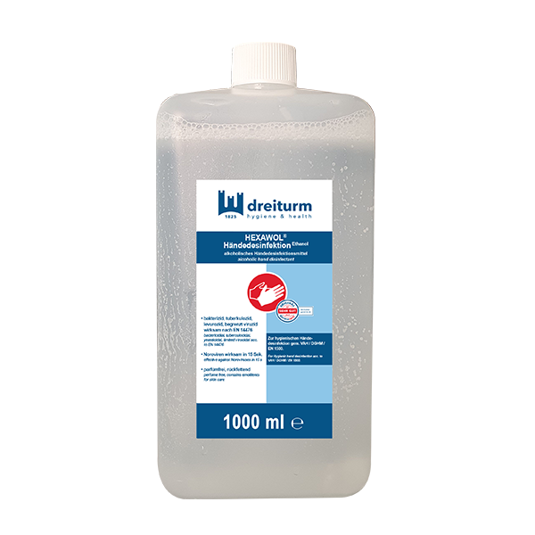 Dreiturm Hexawol Händedesinfektion 1L / 10L