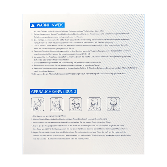 Atemschutzmasken FFP 2 Schwarz Med Rhein