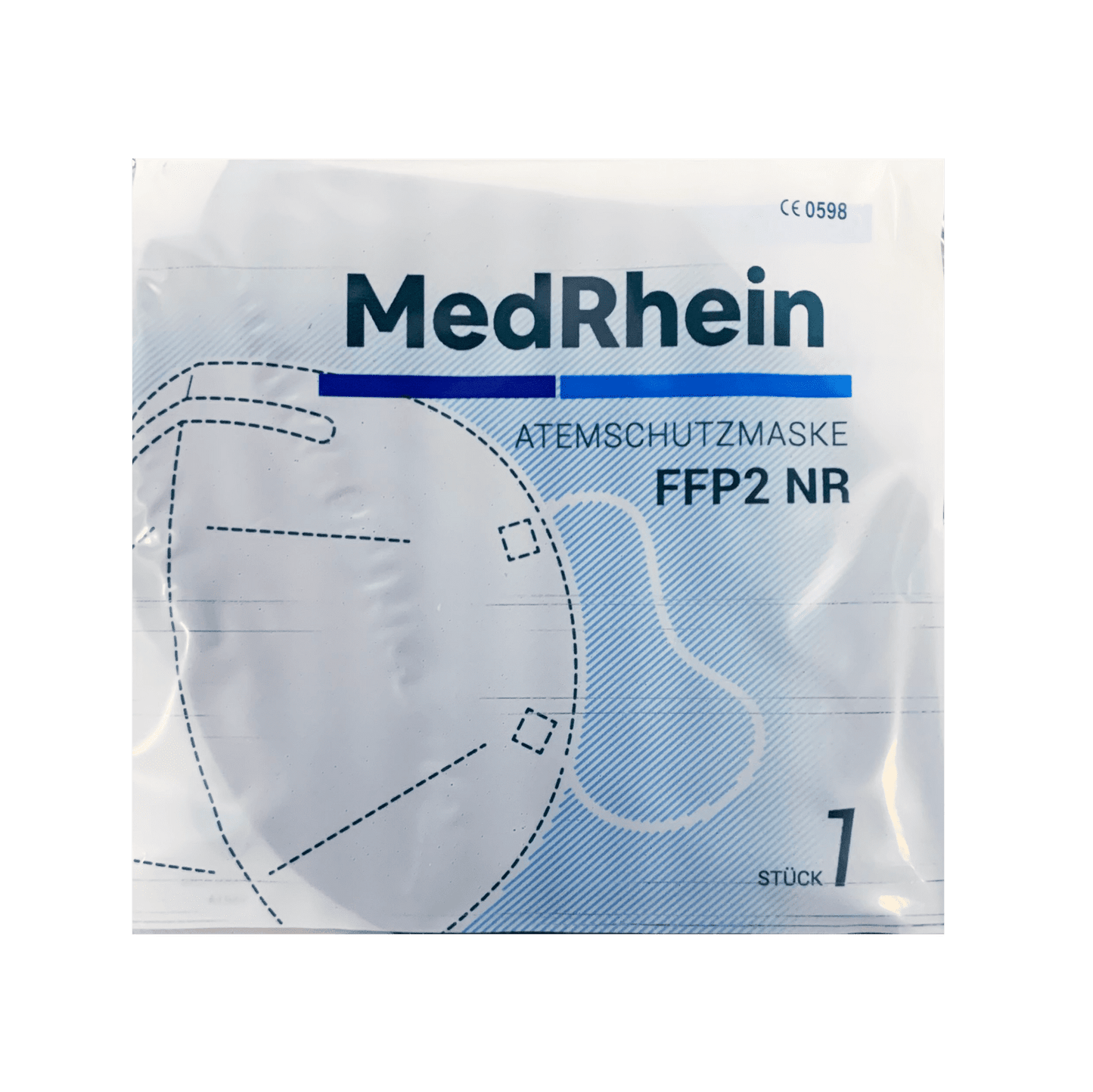 Atemschutzmasken FFP 2 Schwarz Med Rhein