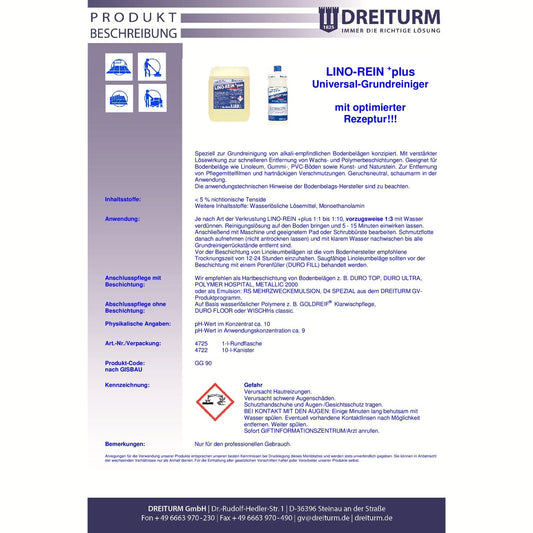 Dreiturm Lino-Rein + plus