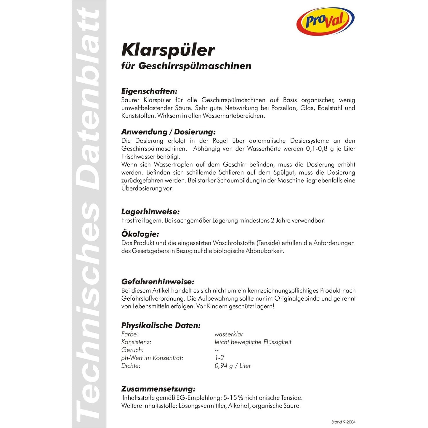 Klarspüler Universal 1L