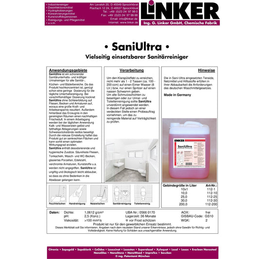 Sani Ultra 1 L Linker