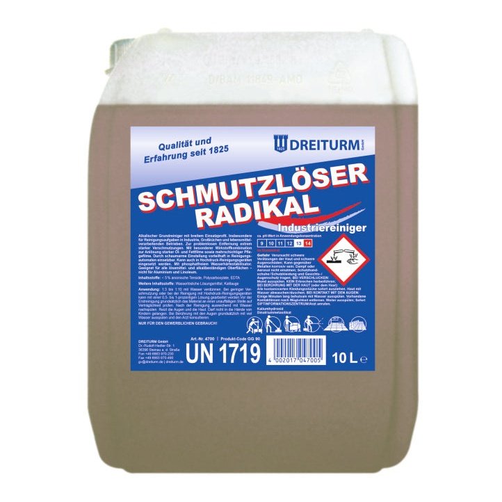Schmutzlöser Radikal 10L Dreiturm