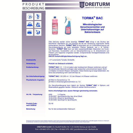 Torma® Bac 1L
