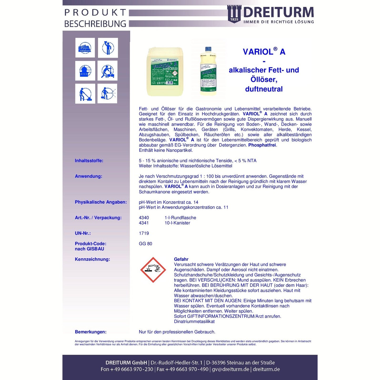 Variol® A 1L / 10L