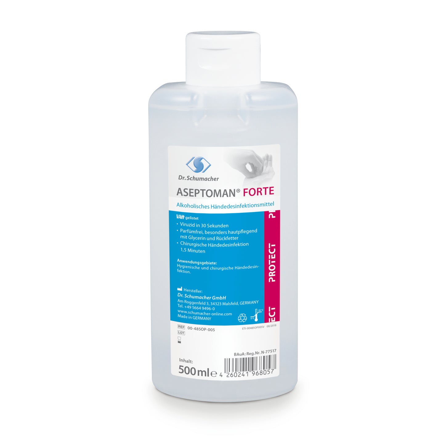 TEMDEX touchless – Desinfektionsmittelspender + 1 Flasche Aseptoman Forte GRATIS