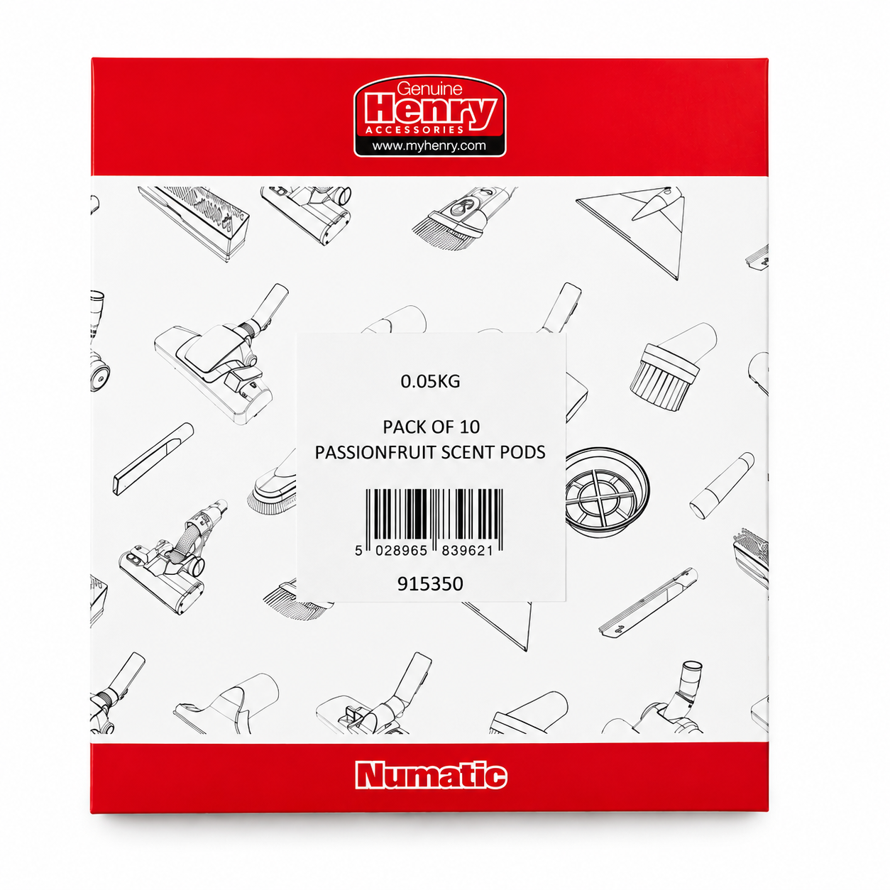 Numatic Henry Passionfruit Scent Pods 10 Stück | Duftkapseln