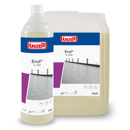 Buzil Erol® G 490 Alkalischer Intensivreiniger für Feinsteinzeugfliesen