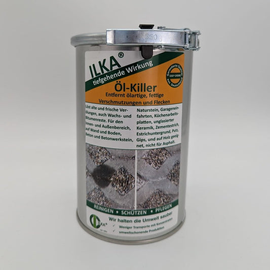ILKA Öl-Killer Löst und absorbiert ölige und fettige Verschmutzungen und Flecken