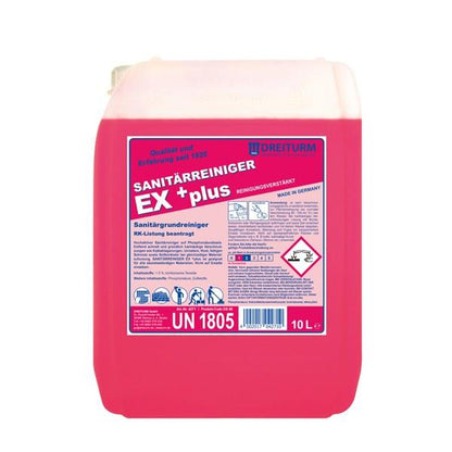 Sanitärreiniger EX +plus 1L / 10L Dreiturm