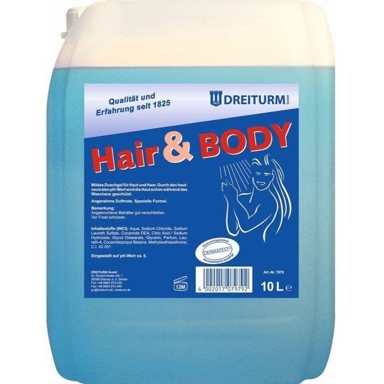 Hair & Body Shampoo 10L